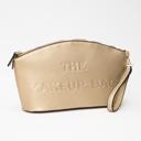     Leatherette Embossed The Makeup Bag Pouch - 4 COLORS