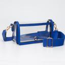  Fold Over Magnetic Snap Gameday Crossbody Clear - 10 COLORS