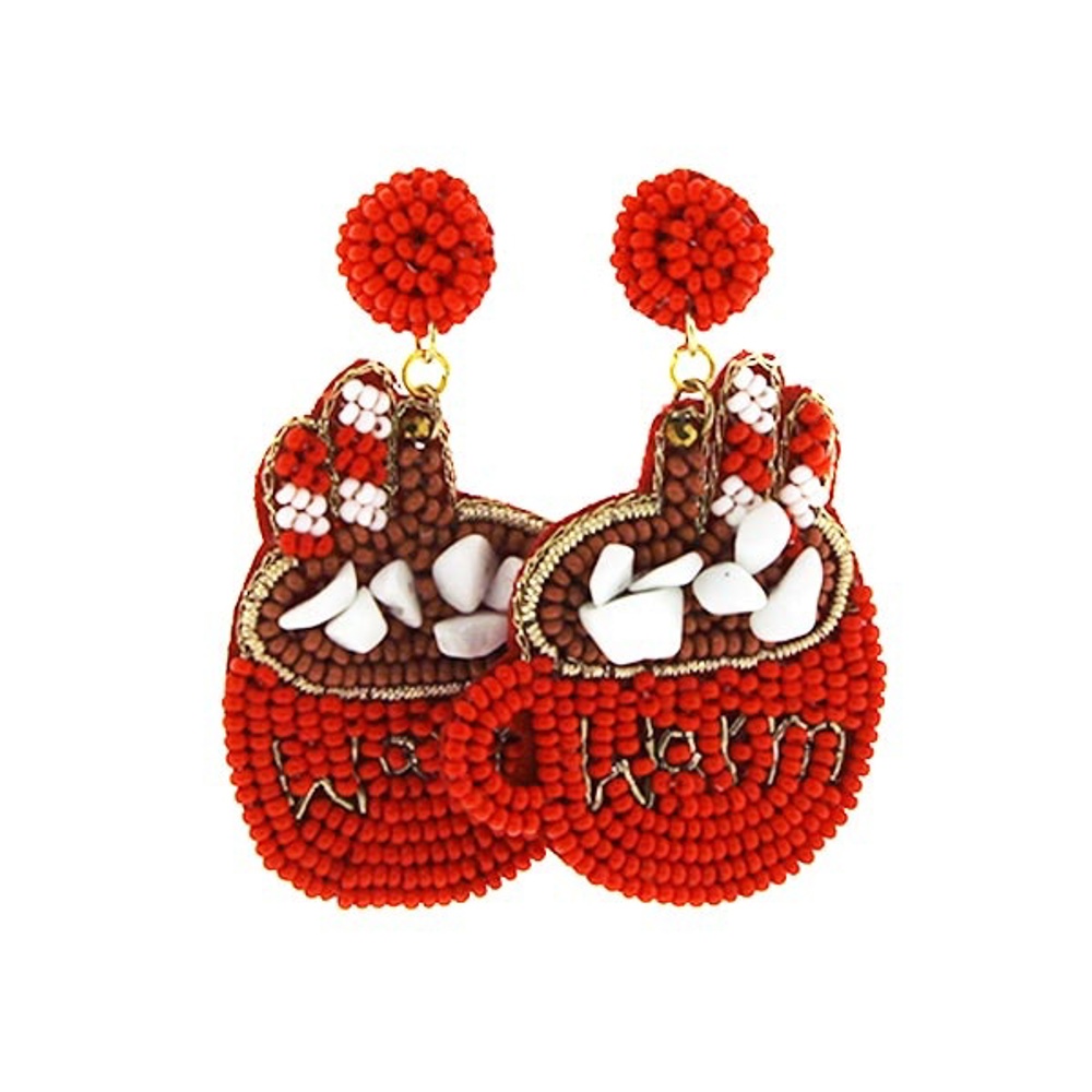 Christmas Seed Bead Earrings Collection - FREE SHIPPING