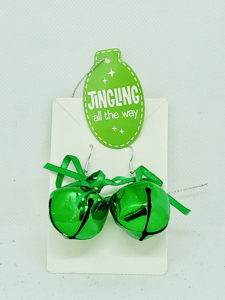 Christmas Bell Earrings - 4 Colors