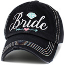 Bride - Black Bride & Bride Squad Hats -Many Styles