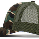 CAMO FISH FLAG PATCH TRUCKER HATS - FREE SHIPPING