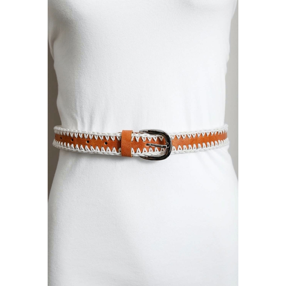 BOHO Vegan Leather Crochet Belts - FREE SHIPPING