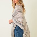 IVORY Multicolor Fringe Ponchos - 4 Styles