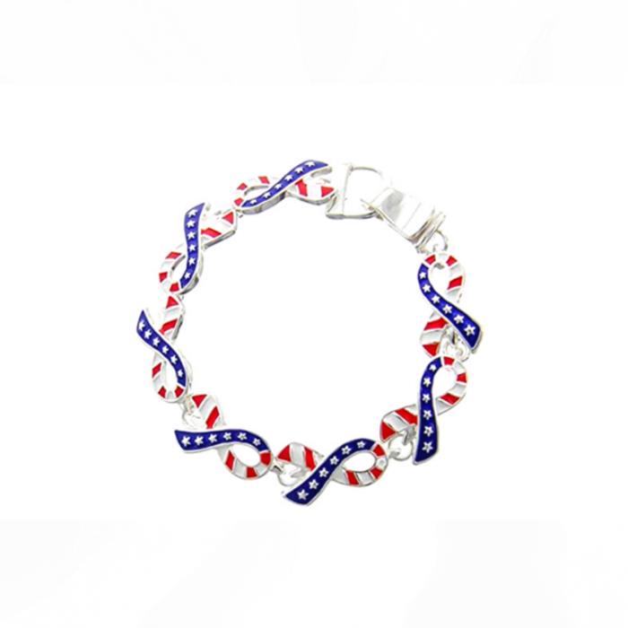 USA FLAG STAR HAT BRACELETS