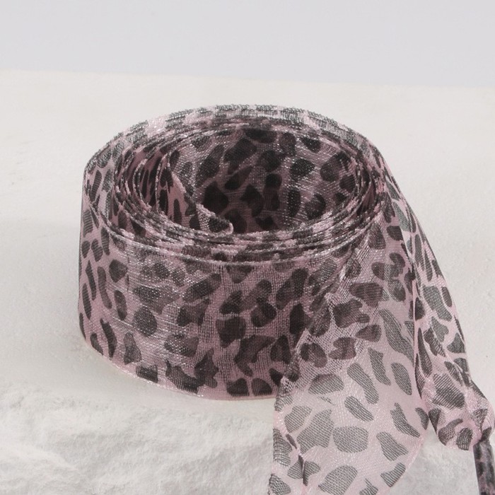 Leopard Satin Organza Shoe Laces - 4 Colors