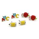  Set of 3 TEACHER SCHOOL Post Earrings - Cute GIFT