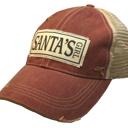  SANTA'S GIRL TRUCKER HAT