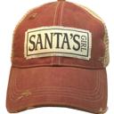  SANTA'S GIRL TRUCKER HAT