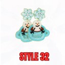 Style 32 Christmas Seed Bead Earrings Collection - FREE SHIPPING