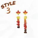 STYLE 3 Happy Thanksgiving  Turkey Day Fall Earrings