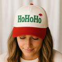  CHRISTmas Santa Hat Ho Ho Ho Embroidery Red Baseball Cap