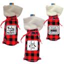  Sassy Holiday Wine Liquor Stocking Top Bags - FREE SHIPPING