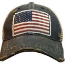  AMERICAN FLAG TRUCKER HAT