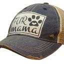  FUR MAMA DISTRESSED TRUCKER HAT