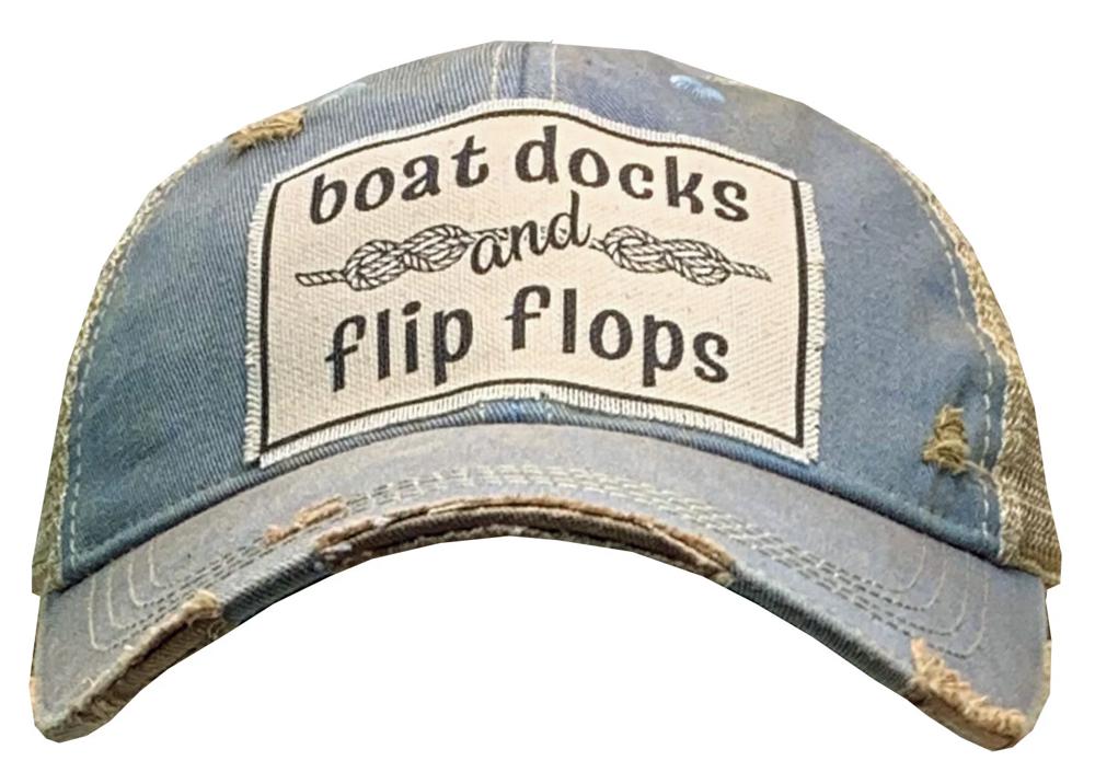 boat docks and flip flops Trucker Hat