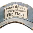  boat docks and flip flops Trucker Hat