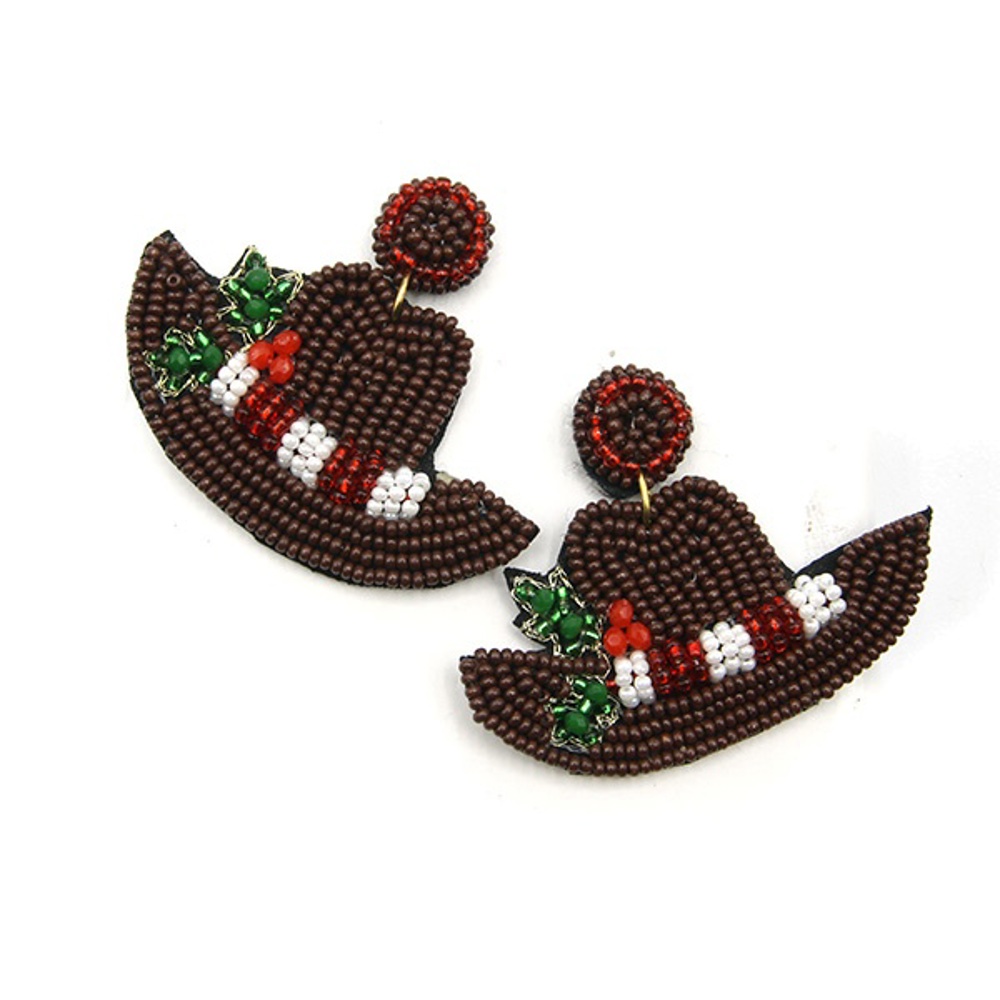 Christmas Seed Bead Earrings Collection - FREE SHIPPING