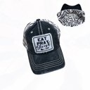  EAT PRAY SLEIGH CHRISTMAS ZEBRA HAT