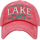  EVERYDAY IS A LAKE DAY HATS