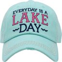  EVERYDAY IS A LAKE DAY HATS