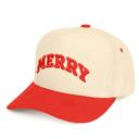  CHRISTMAS C.C MERRY Corduroy Hat Red 