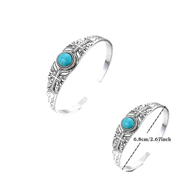 Easy On Turquoise Costume Cuffs - 5 Styles