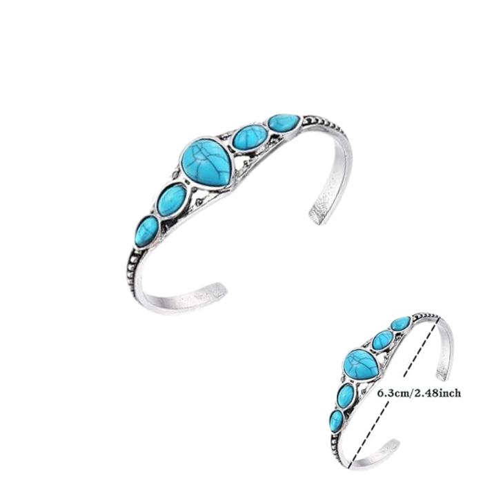 Easy On Turquoise Costume Cuffs - 5 Styles