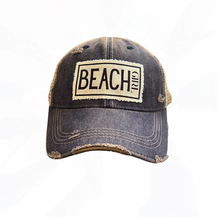 BEACH GIRL TRUCKER HAT