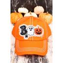  BOO GHOST HALLOWEEN Patch Hats - Orange or Black