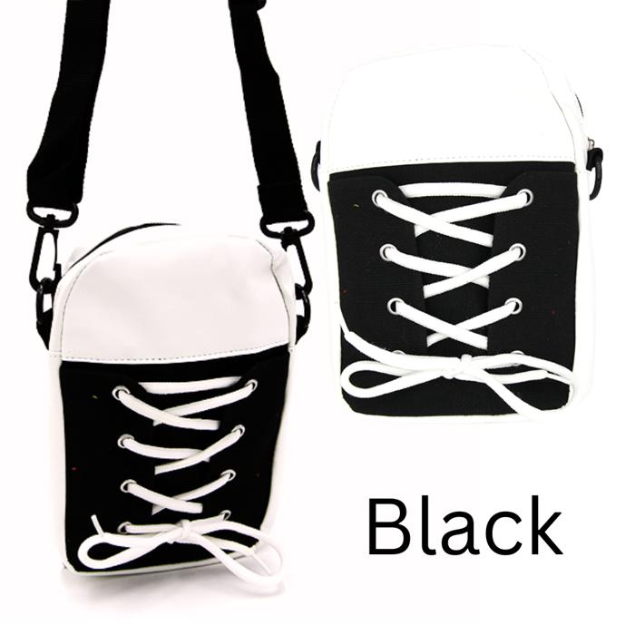 SO CUTE Sneaker Messenger Bag - Detachable Adjustable Strap - 4 Colors