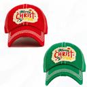  Merry CHRISTmas Hats - Red or Green