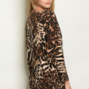  Super Cute Leopard Twist Top