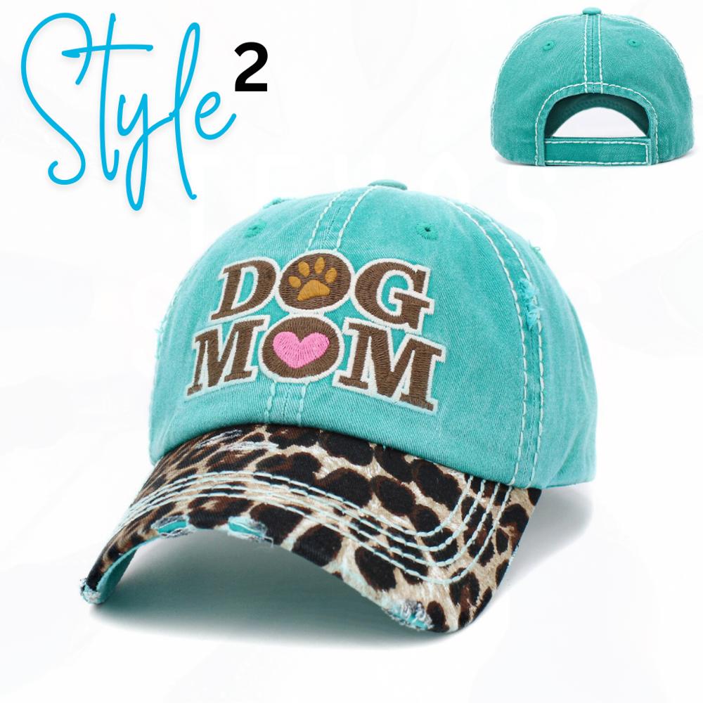 Dog Mom Leopard Bill Hats - FREE SHIPPING