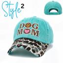 Style 2 Dog Mom Leopard Bill Hats - FREE SHIPPING