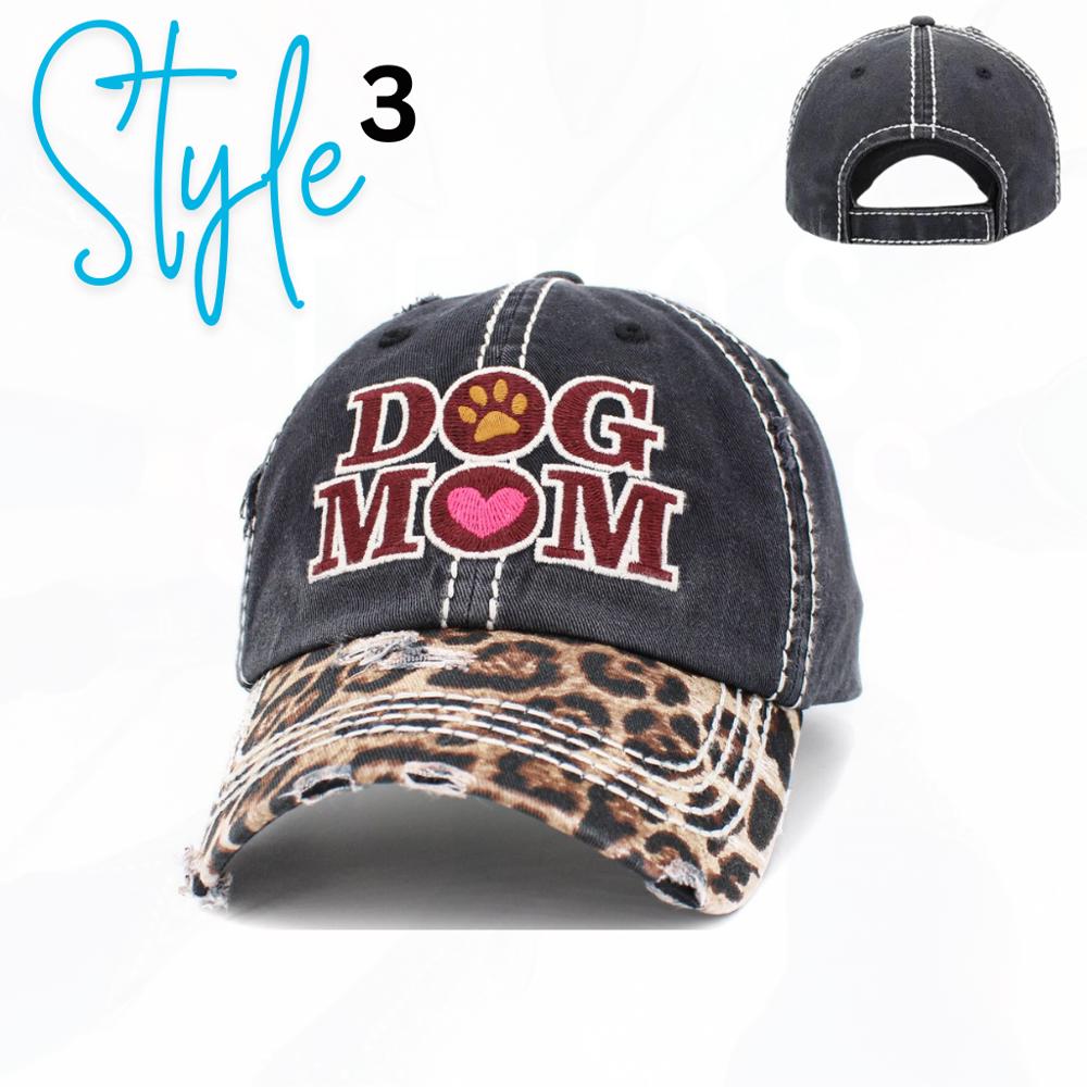 Dog Mom Leopard Bill Hats - FREE SHIPPING