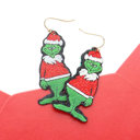  Full on GRINCH Dangle Earrings