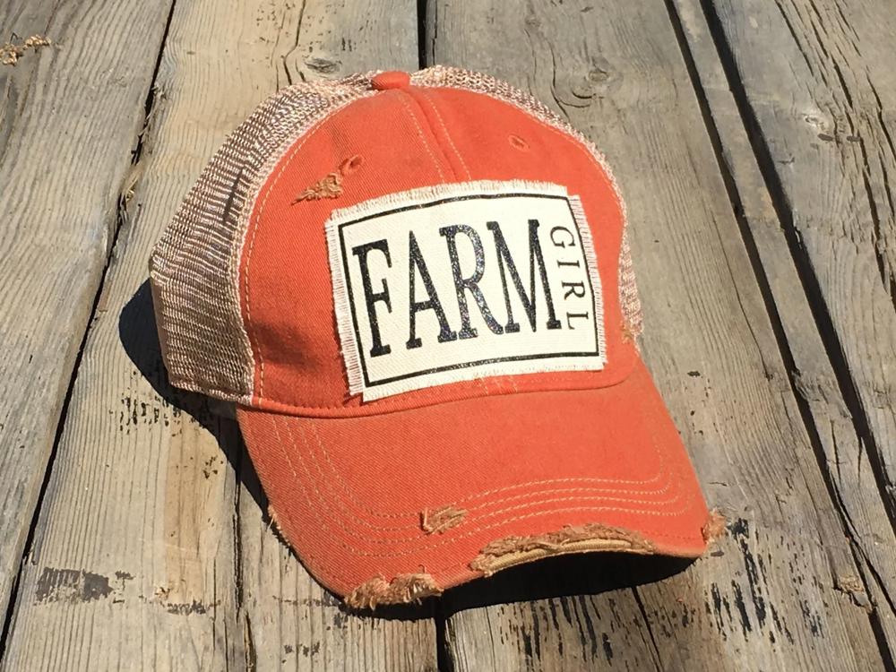 FARM GIRL TRUCKER HAT