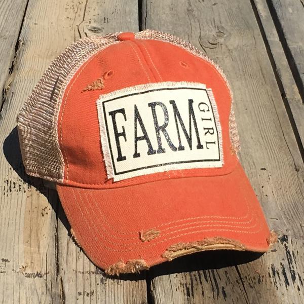 FARM GIRL TRUCKER HAT