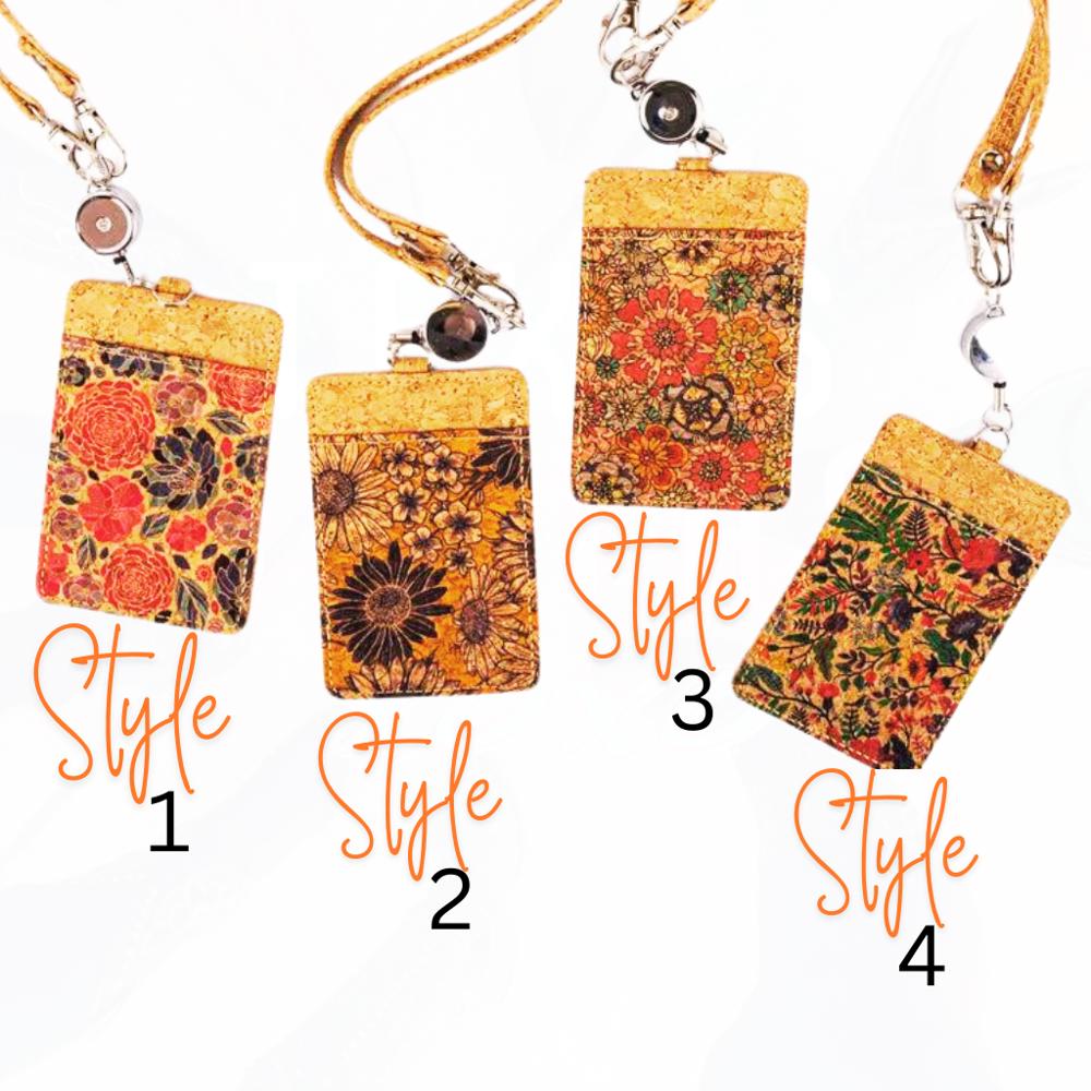 SO CUTE Cork Retractible ID HOLDERS - STOCKING STUFFERS