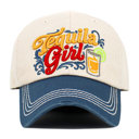  Tequila Girl 3D Stitched Adjustable Hat