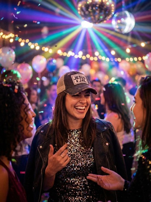 Somewhere Between Jesus & Jail Hat