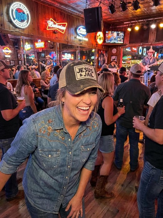 Somewhere Between Jesus & Jail Hat