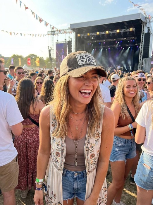 Somewhere Between Jesus & Jail Hat