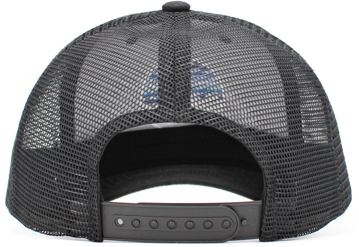 Good Vibes Only Embroidered CLUSTER Patch Trucker Hat with Hat Chain