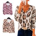  Cute Leopard V-Neck Tops - FREE SHIPPING