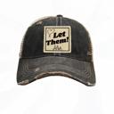  LET THEM! Fire Heart Trucker Hats - 7 Colors