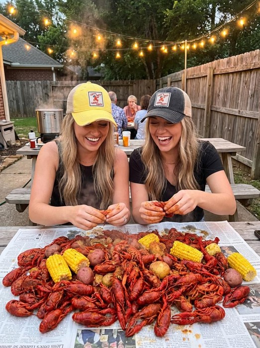 LET'S GET CRAY CRAY Crawfish & Mardis Gras Season Trucker Hats - Many Colors