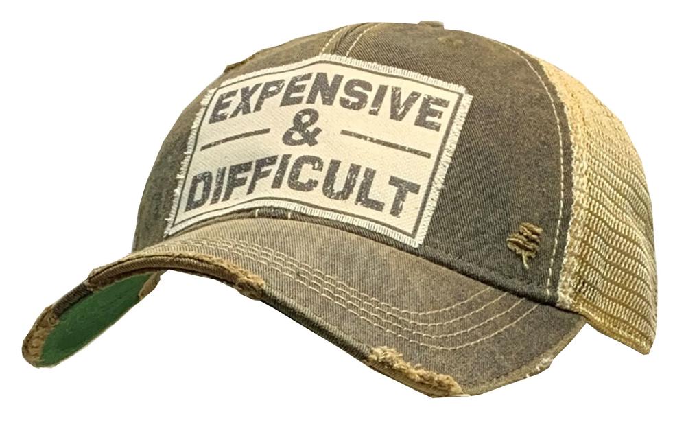 EXPENSIVE & DIFFICULT TRUCKER HAT - FREE SHIPPING