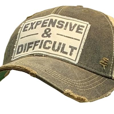 EXPENSIVE & DIFFICULT TRUCKER HAT - FREE SHIPPING